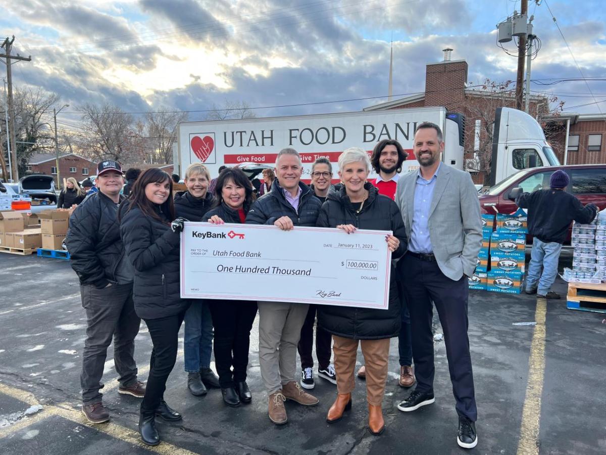 Utah Food Bank Receives 100,000 Grant From KeyBank